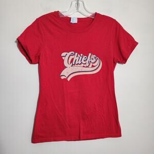 Port & Company Kansas City Chiefs short sleeves baby tee woman's size small